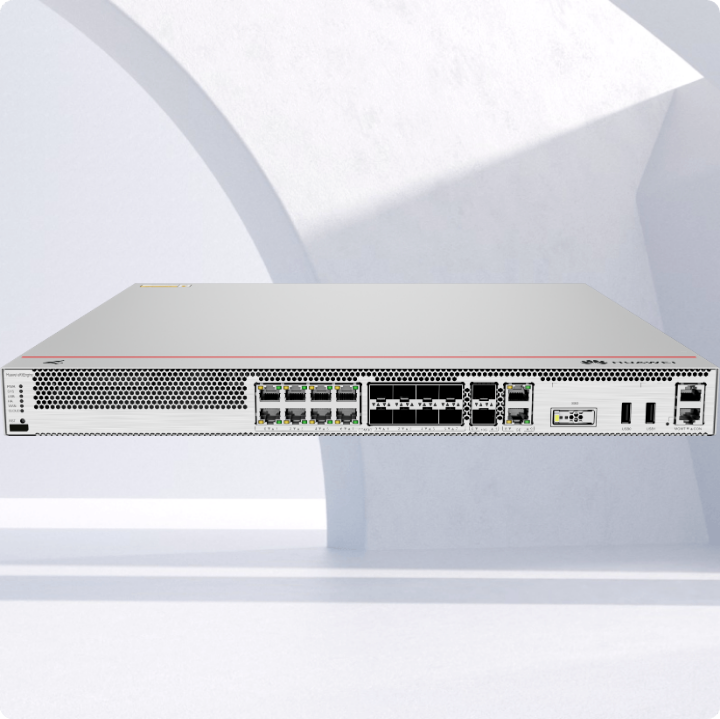 Huawei eKit (USG6000F-S150) AC Host (2*GE RJ45 + 8*GE COMBO + 2*10GE SFP+, 1* AC Power, Include SSL VPN 100 Users)