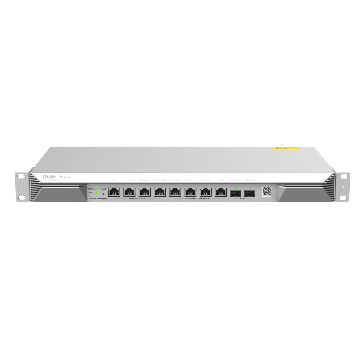 Reyee (RG-EG1510XS) 企業級路由器 | 1500 個客戶端 | 1000 IPsec | 4Gbps 吞吐量