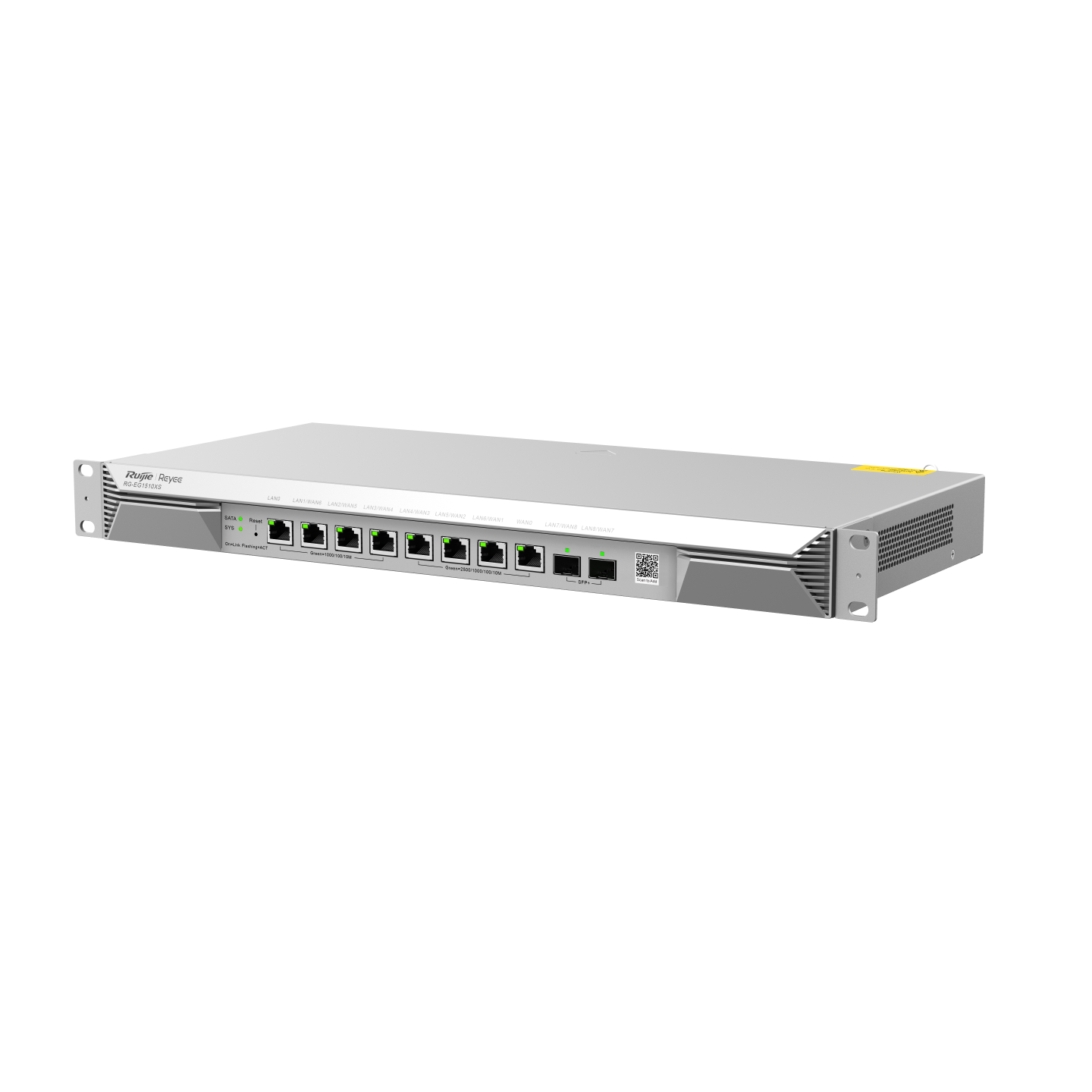 Reyee (RG-EG1510XS) 企業級路由器 | 1500 個客戶端 | 1000 IPsec | 4Gbps 吞吐量