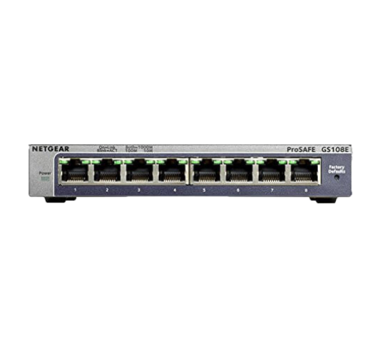 NETGEAR SOHO Gigabit Plus (GS108E) 8-Port | Gigabit | Plus