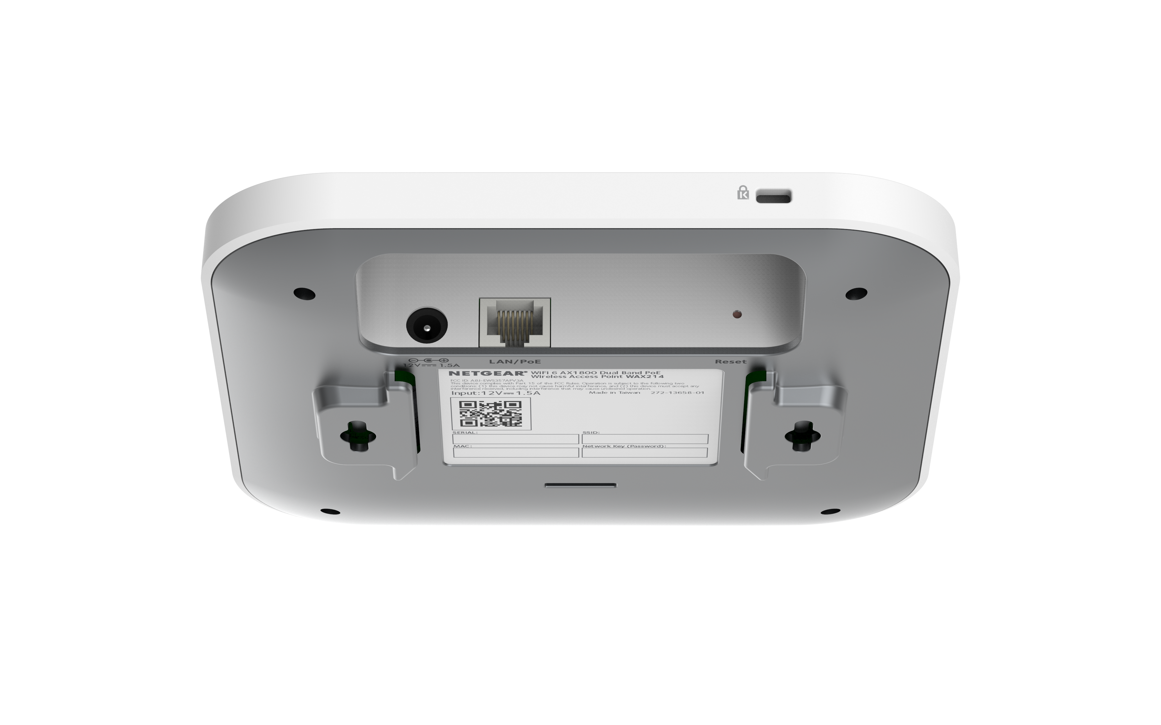 NETGEAR Essential WiFi WAX214v2 WiFi 6 AX1800雙頻接入點,帶多千兆PoE