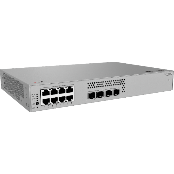 <b>Huawei eKit (S220S-8P4JX)</b><br>8埠 千兆L2 網管POE+ (128W) 交換機(無風扇) | 2 x 10GE SFP+ | 2 x 2.5GE SFP