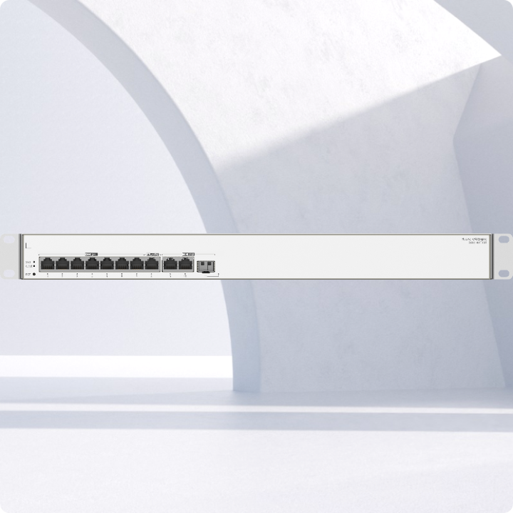 Huawei eKit (S380-H8T3ST) <br>Multi-Service Gateway, 2 x 1G, 1 x SFP WAN, 8 x 1G LAN, 500 users, support 128 AP