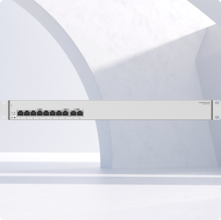 Huawei eKit (S380-S8T2T) <br>Multi-Service Gateway, 2 x 1G WAN, 8 x 1G LAN, 300 users, support 64 AP