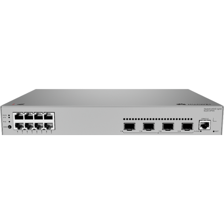 <b>Huawei eKit (S220-8P4S)</b><br>8埠 千兆L2 網管POE+ (125W) 交換機(智能風扇) | 4 x GE SFP