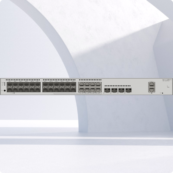 Huawei eKit (S310-24ST4X) <br>24 x GE SFP ports (8 combo - Copper & SFP), 4*10GE SFP+ ports 交換機 (智能風扇)