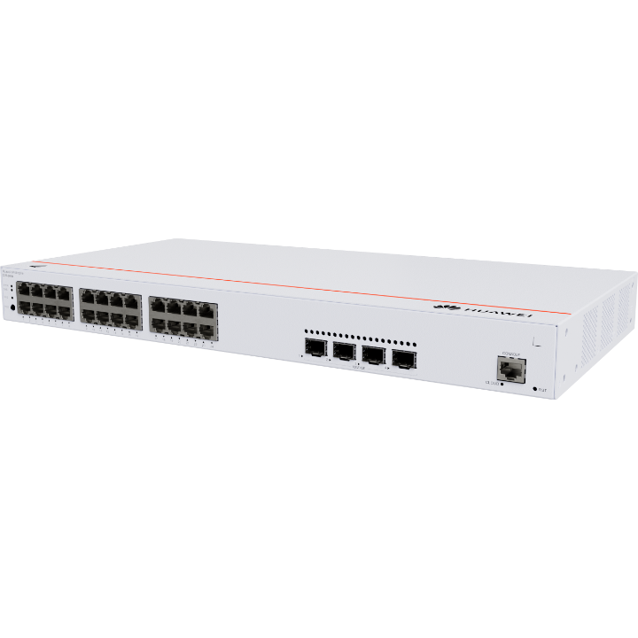 <b>Huawei eKit (S220-24P4X)</b><br>24埠 千兆L2 網管POE+ (400W) 交換機(智能風扇) | 4 x 10GE SFP+
