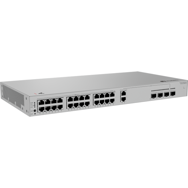 Huawei eKit (S310S-26PN4JX) <br>L2+ 22 x 10/100/1000BASE-T PoE+ ports, 2 x 10/100/1000BASE-T ports, 2 x 10/100/1000/2.5GBASE-T Combo(PoE+), 2 x 10GE SFP+ ports PoE+ 交換機 (400W)(智能風扇)