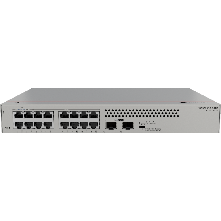 <b>Huawei eKit (S110-16T2S)</b><br> 16埠 千兆非網管交換機(無風扇) | 2 x GE SFP
