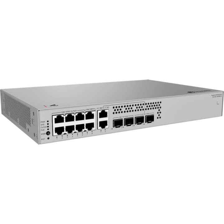 Huawei eKit (S310S-10PN4JX) <br>L2+ 6 x 1G PoE+, 2 x 1G, 2 x 2.5G SFP, 2x2.5G PoE+, 2x10G SFP+ 交換機 (128W)(無風扇)