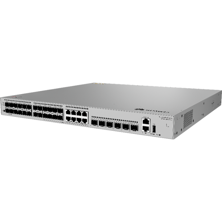 Huawei eKit (S530-24ST4XE)<br> L3 24 x GE SFP ports (8 combo - 10/100/1000 or SFP), 4 x 10 GE SFP+ ports, 2 x 10 GE stack ports 交換機 w/ Dual power supply