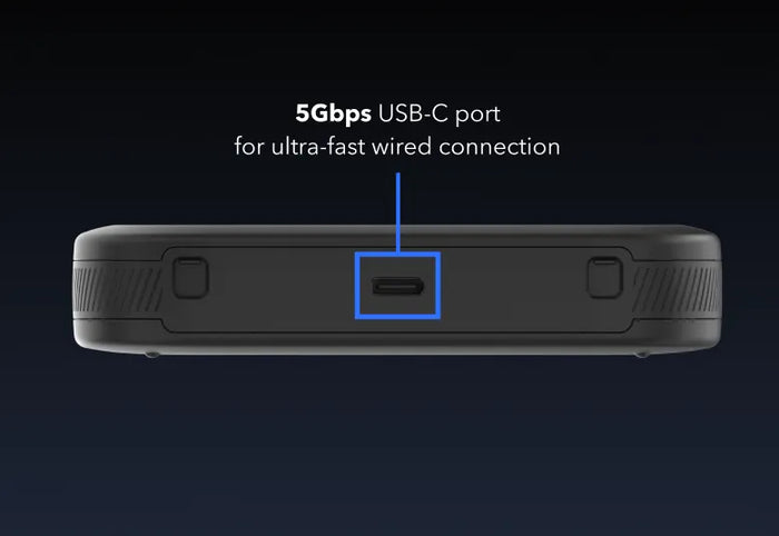 <b>NETGEAR Nighthawk (MH3150)</b> <br>M3 5G Sub 6 AX3600 WiFi 6 流動熱點, up to 2.5 Gbps