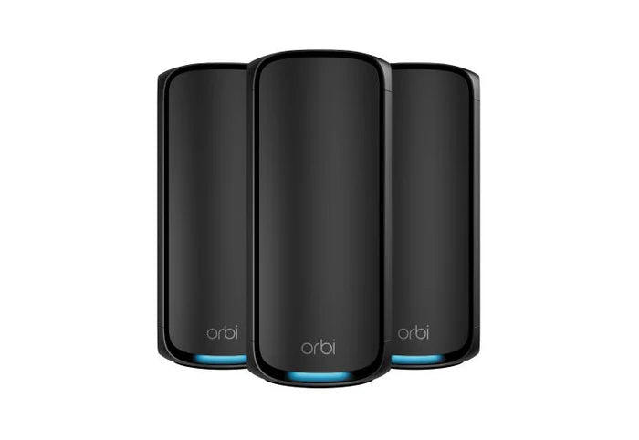 <b>NETGEAR Orbi (RBE973SB)</b> <br>四頻 BE27000 WiFi 7 Mesh 無線系統(3件裝)<br>送 1 年 NETGEAR Armor