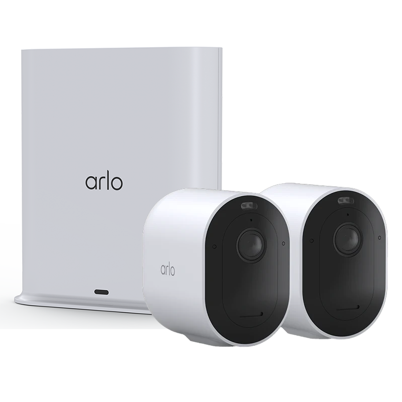 Arlo Pro 5 2K HDR <br>無線網絡攝影機 [2鏡裝 + Smart Hub)<br>(VMC4260P+VMB4540)