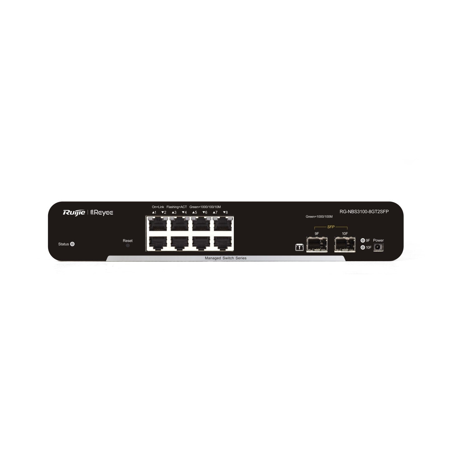 Reyee (RG-NBS3100-8GT2SFP) 10-Port Gigabit L2 雲端管理交換機