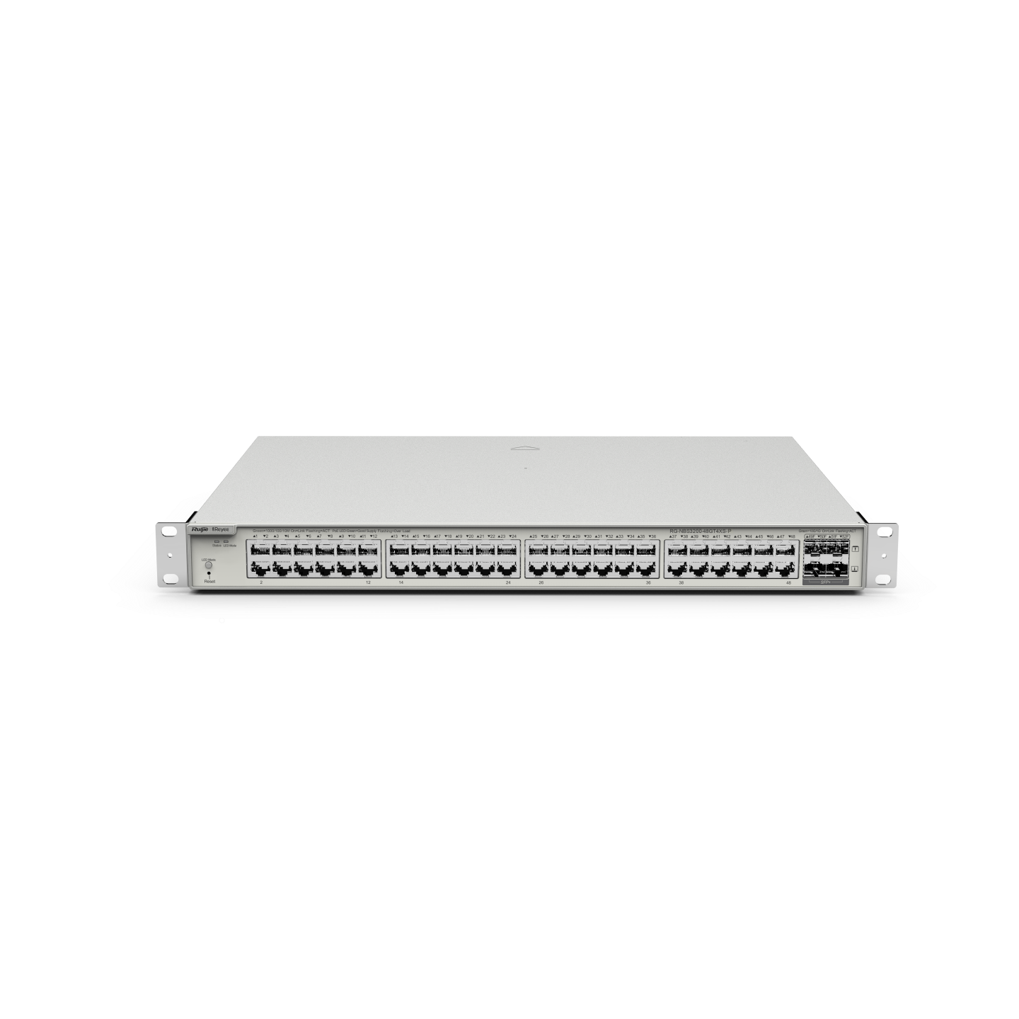 Reyee (RG-NBS3200-48GT4XS-P) 48-Port Gigabit L2, PoE+ 雲端管理交換機 | 4x10 SFP+
