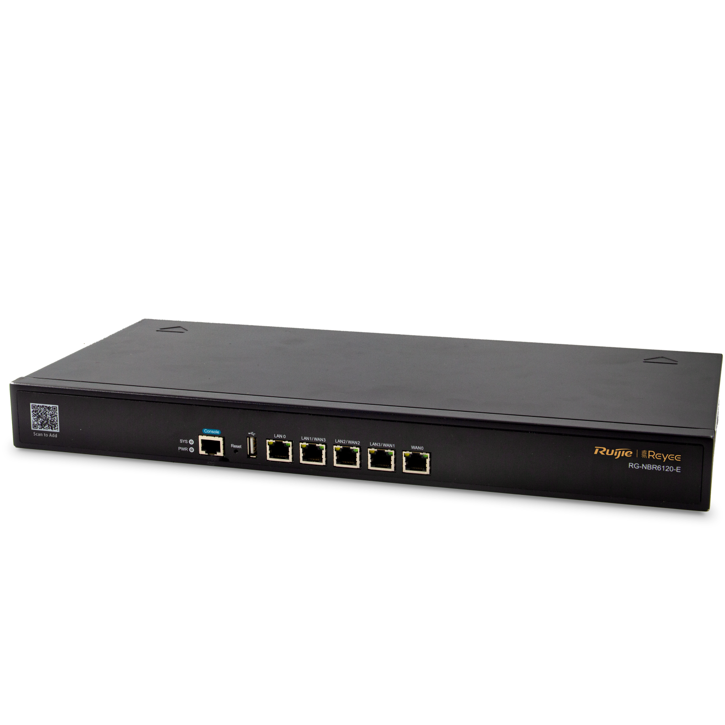 Reyee (RG-NBR6120-E) 高性能雲端管理閘道路由器 | 200 客戶端 | 500Mbps | 5* GE Port