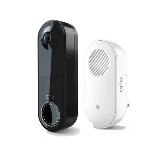 <b>Arlo Essential (AVD2001B + AC2001)</b> <br>無線視訊門鈴 + Chime 2 套裝
