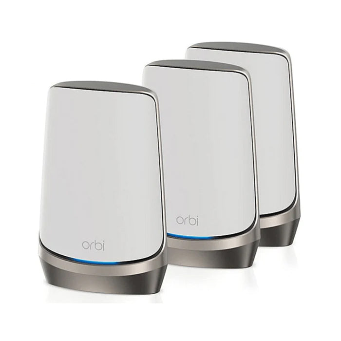 <b>NETGEAR Orbi (RBKE963)</b> <br>四頻 AXE11000 WiFi 6E Mesh 無線系統<br>(3件裝, 1主機 + 2分機)