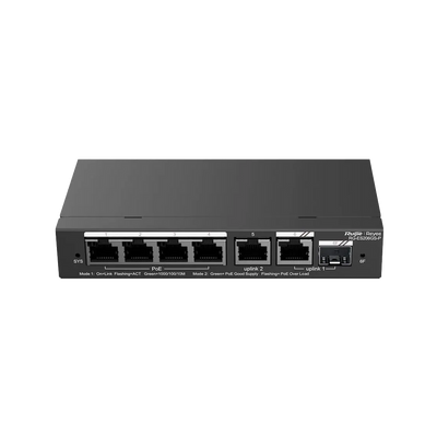<b>Reyee (RG-ES206GS-P) </b><br>,6-Port Gigabit PoE+ 雲端管理交換機 | 4x1G PoE+ | 1x1G | 1x1G Combo Port)