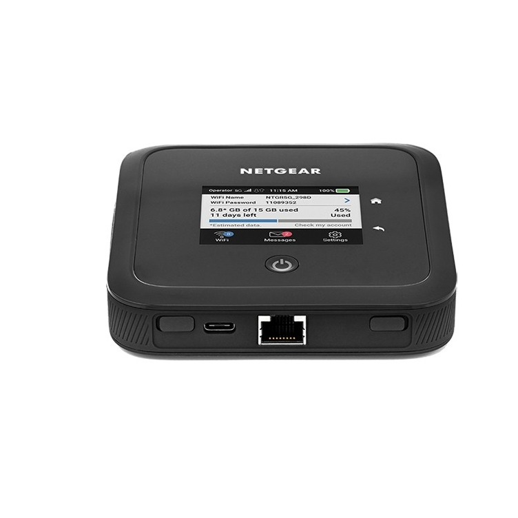 NETGEAR Nighthawk (MR5200) M5 5G AX1800 WiFi 6 流動熱點路由器<br>1G LAN | 2.4 吋 LCD