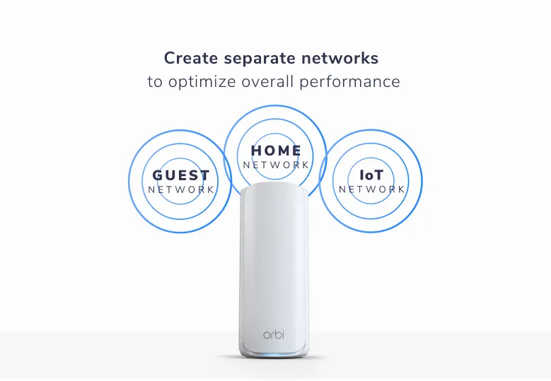 NETGEAR Orbi (RBE772) 三頻 BE11000 WiFi 7 Mesh 無線系統<br>(2件裝)
