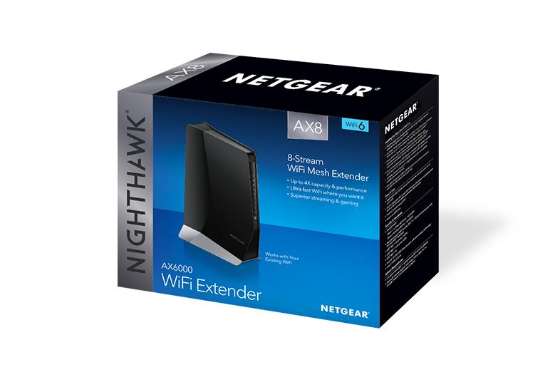 NETGEAR Nighthawk EAX80  - WiFi 6 AX6000 8-Stream 雙頻 WiFi Mesh 延伸器 (Extender)