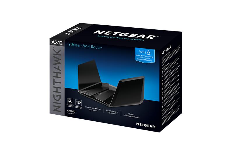NETGEAR Nighthawk RAX200 - WiFi 6 AX11000 12-Stream 三頻路由器