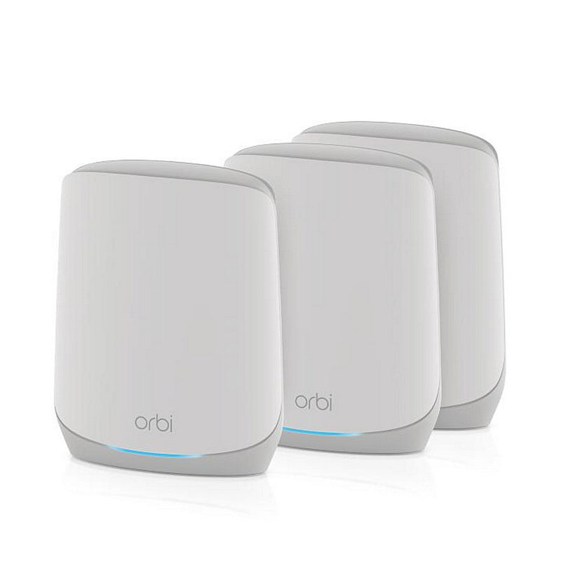 NETGEAR Orbi (RBK763S) 三頻 AX5400 WiFi 6 Mesh 無線系統<br>(3件裝, 1主機 + 2分機)
