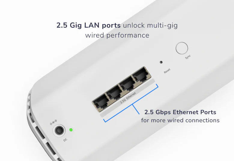 NETGEAR Orbi (RBE870) 三頻 BE21000 WiFi 7 Mesh 附加分身擴展 (Satellite)<br>** 需要配 Orbi 870 MESH系統使用 **