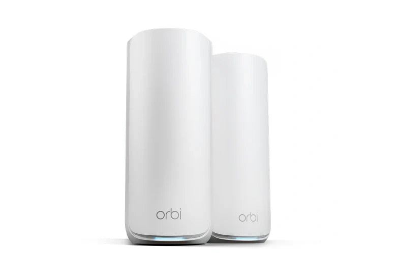 NETGEAR Orbi (RBE872) 三頻 BE21000 WiFi 7 Mesh 無線系統<br>(2件裝, 1主機+1分機)