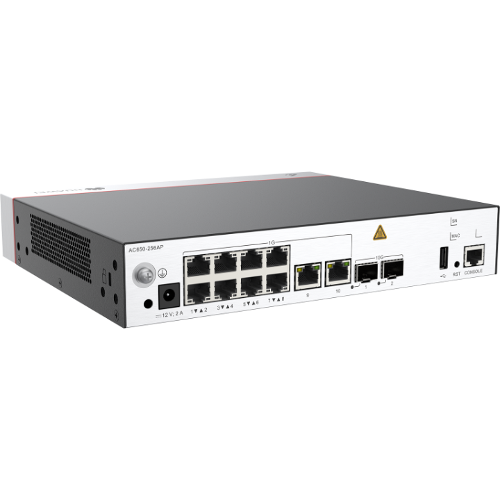 Huawei 華為 (AC650-256AP) Wireless Access Controller - up to 256AP, 10 x 1GE ports, 2 x 10G SFP+ ports