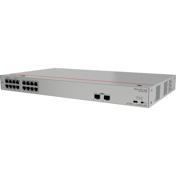 <b>Huawei eKit (S110-16LP2SR)</b><br>16埠 千兆非網管POE+ (124W) 交換機(無風扇) | 2 x GE SFP