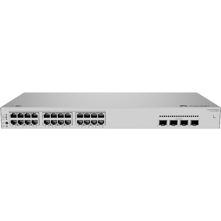 <b>Huawei eKit (S220S-24P4J)</b><br>24埠 千兆L2 網管POE+ (400W) 交換機(智能風扇) | 4 x 2.5GE SFP
