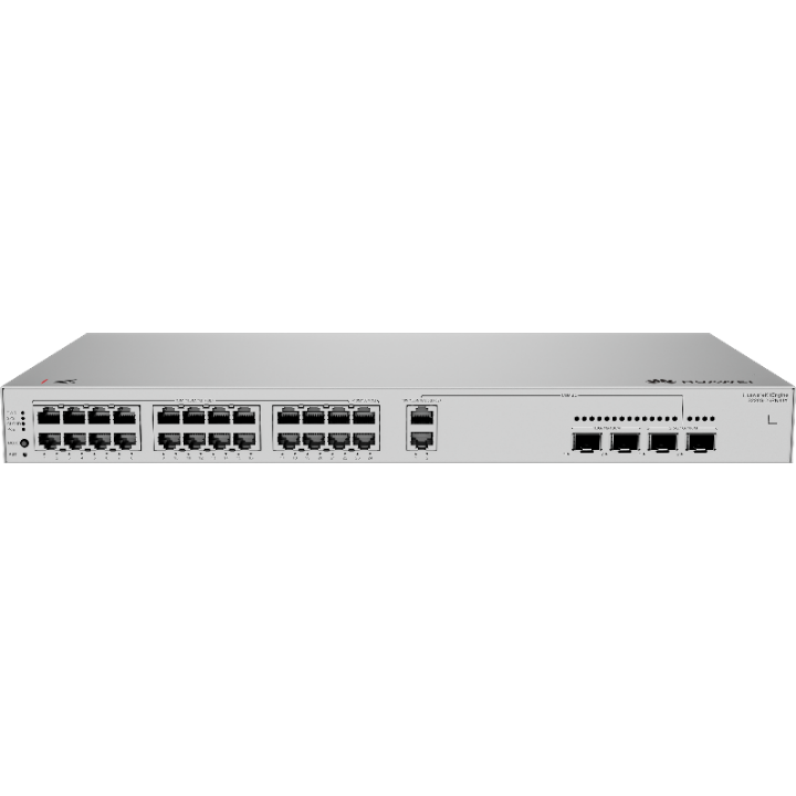 <b>Huawei eKit (S220S-26PN4JX)</b><br>22埠 千兆L2 網管POE+ (400W) 交換機(智能風扇) | 2 x 1GE | 2 x 2.5GE PoE+ (Combo) | 2 x 10GE SFP+ | 2 x 2.5GE SFP (Combo)