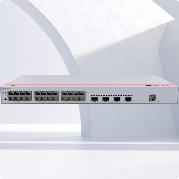 Huawei eKit (S310-24T4X)<br>24 x 10/100/1000BASE-T ports, 4 x 10GE SFP+ ports Stack 交換機 (智能風扇)