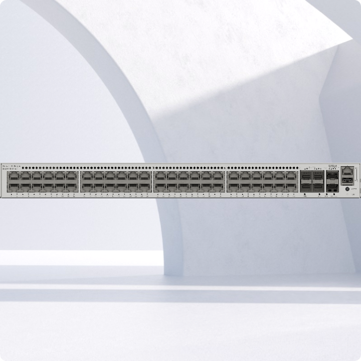 Huawei eKit (S530-48T4XE)<br>48 x 10/100/1000BASE-T ports, 4 x 10GE SFP+ ports, 2 x 10GE stack ports