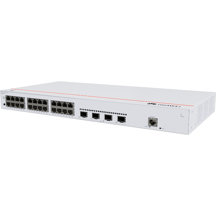 <b>Huawei eKit (S220-24T4X)</b><br>24埠 千兆L2 網管交換機(智能風扇) | 4 x 10GE SFP+