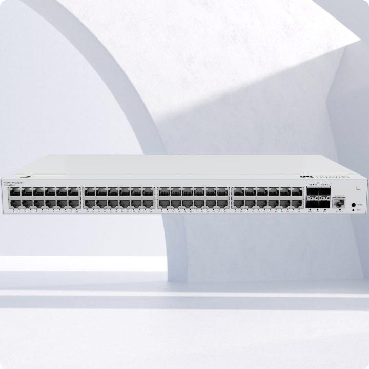 Huawei eKit (S220-48P4S) <br>48 x 10/100/1000BASE-T ports, 4 x 1GE SFP ports Managed PoE+ 交換機 (智能風扇)