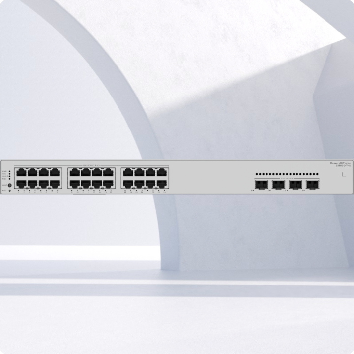 Huawei eKit (S310S-24P4J) <br>L2+ 24 x 10/100/1000BASE-T ports，4 x 2.5GE SFP ports PoE+ 交換機 (400W)(智能風扇）