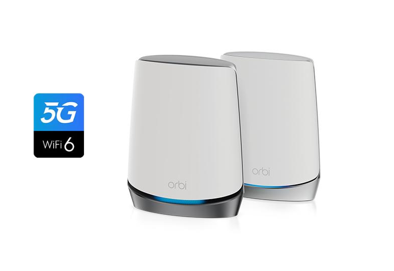 NETGEAR Orbi NBK752 三頻 WiFi 6 AX4200 Mesh 系統套裝 (1主機+1衛星)