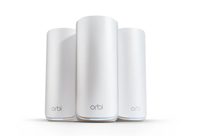 NETGEAR Orbi (RBE873) 三頻 BE21000 WiFi 7 Mesh 無線系統<br>(3件裝, 1主機+2分機)