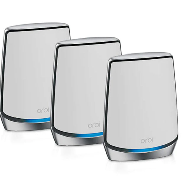 NETGEAR Orbi (RBK853) 三頻 AX6000 WiFi 6 Mesh 無線系統<br>(3件裝, 1主機 + 2分機)