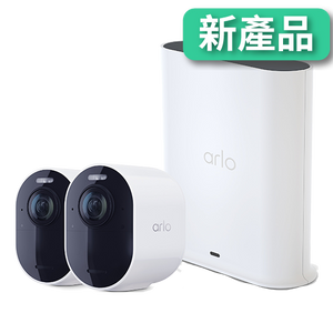 <b>Arlo Ultra 3 (VMS5250)</b> <br>4K UHD 無線網路攝影機連 Smart Hub 套裝 (2 攝影機 + Smart Hub)