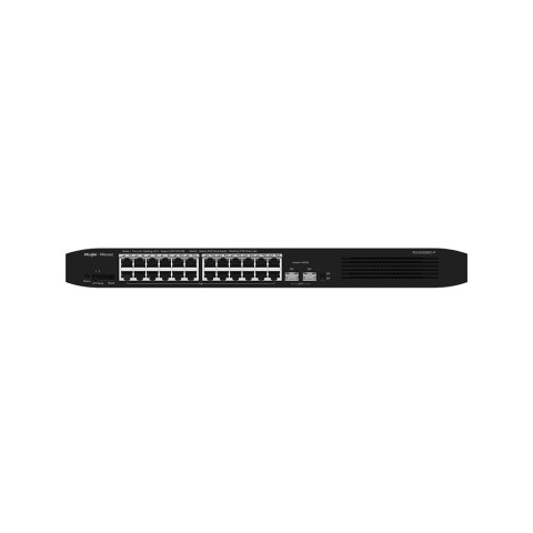 Reyee (RG-ES226GC-P) 24-Port Gigabit PoE+ 雲端管理交換機 | 2xSFP