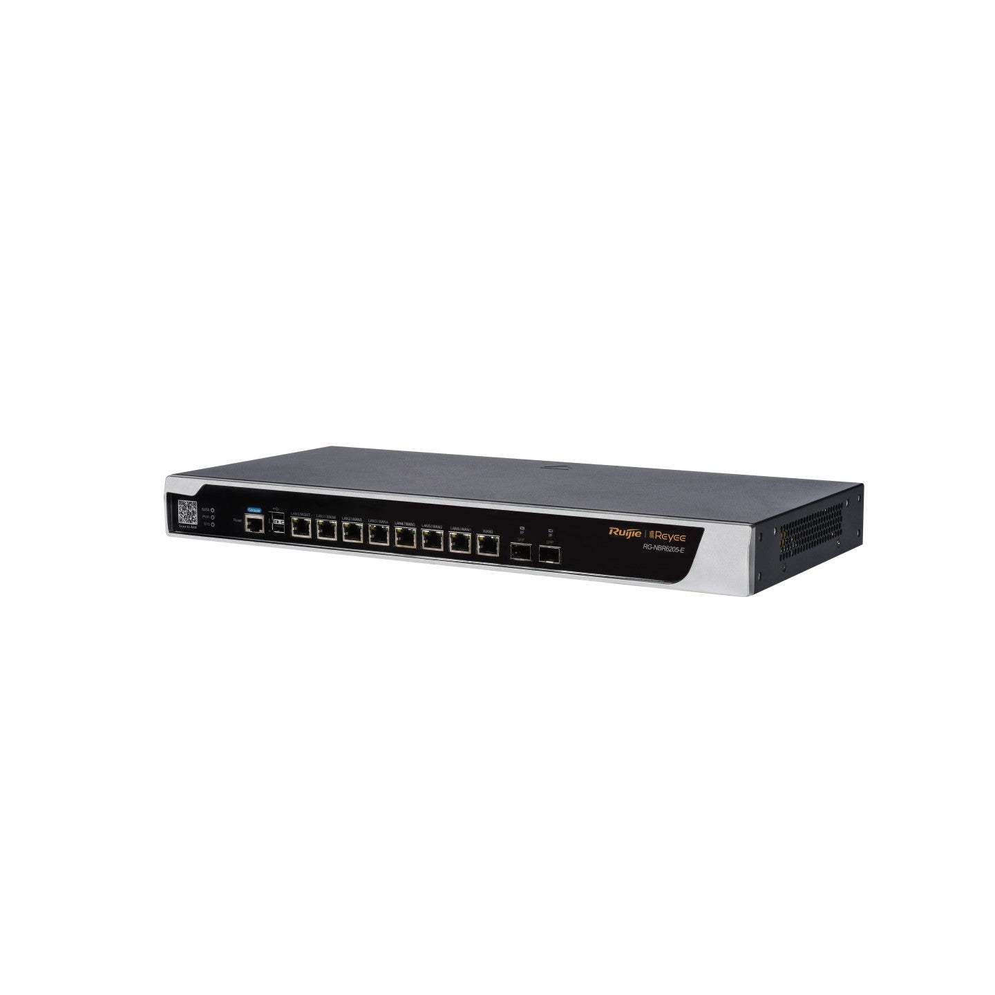 Reyee (RG-NBR6205-E) 高性能雲端管理閘道路由器 | 500 客戶端 | 1.5Gbps | 8*GE Port | 2*SFP