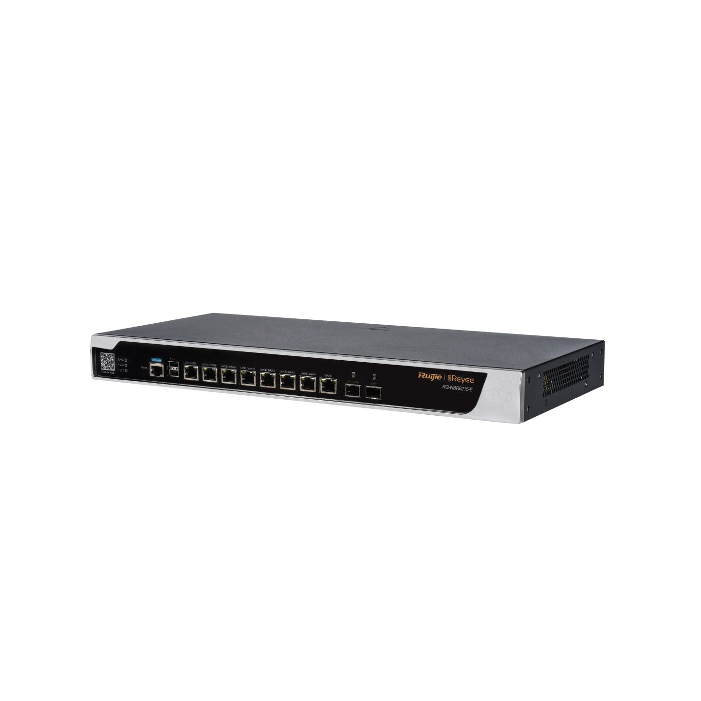 Reyee (RG-NBR6215-E) 高性能雲端管理閘道路由器 | 2000 客戶端 | 2.5Gbps | 8*GE Port | 1*SFP | 1*SFP+