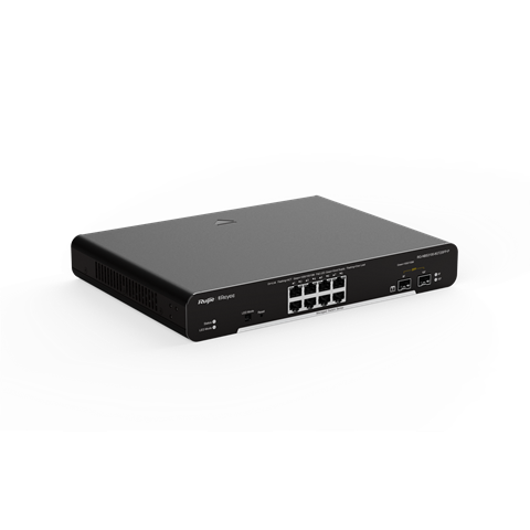Reyee (RG-NBS3100-8GT2SFP-P) 10-Port Gigabit L2 PoE+ 雲端管理交換機 (125W)