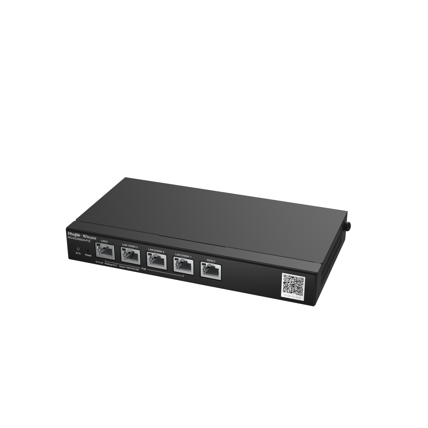 RG-EG305GH-P-E, Reyee 5-Port 高性能PoE路由器