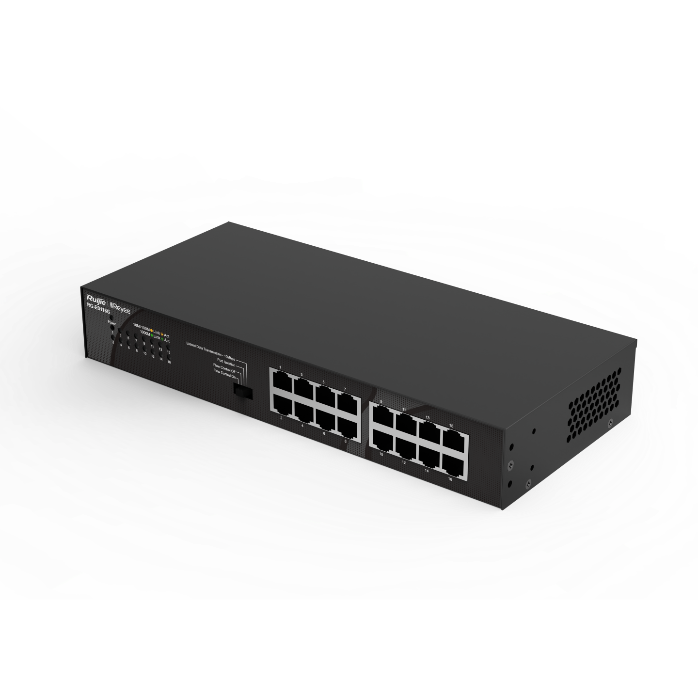RG-ES116G，16端口10/100/1000Mbps 非網管非交換機